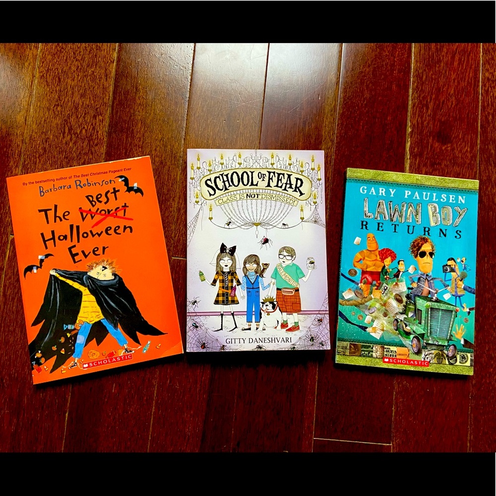 Lot of three books Lexile ratings of 880-920